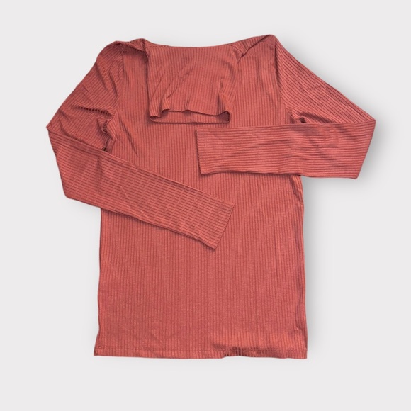 Madewell Ribbed Turtleneck Top - Picture 3 of 4